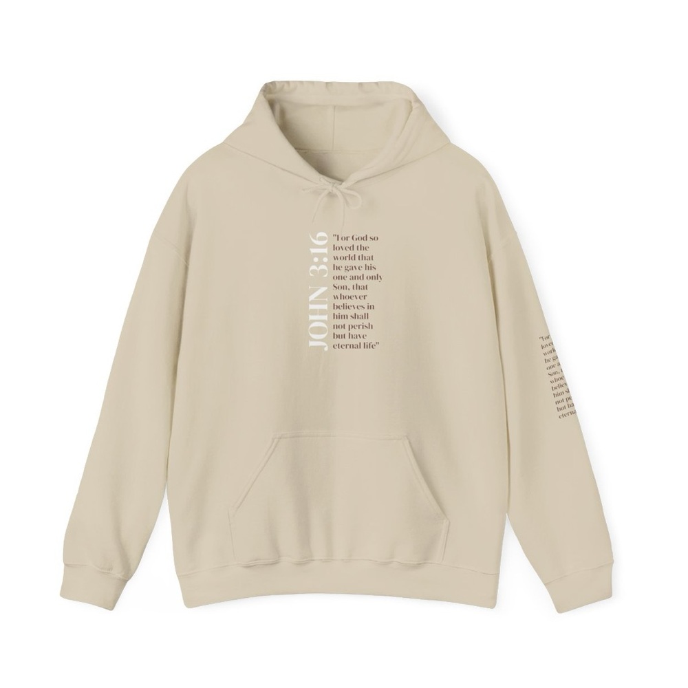 John 3:16 Christian Hoodie